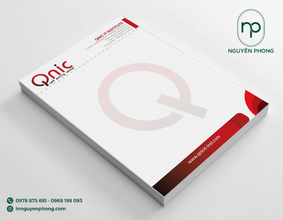 Logo in ấn trên giấy note